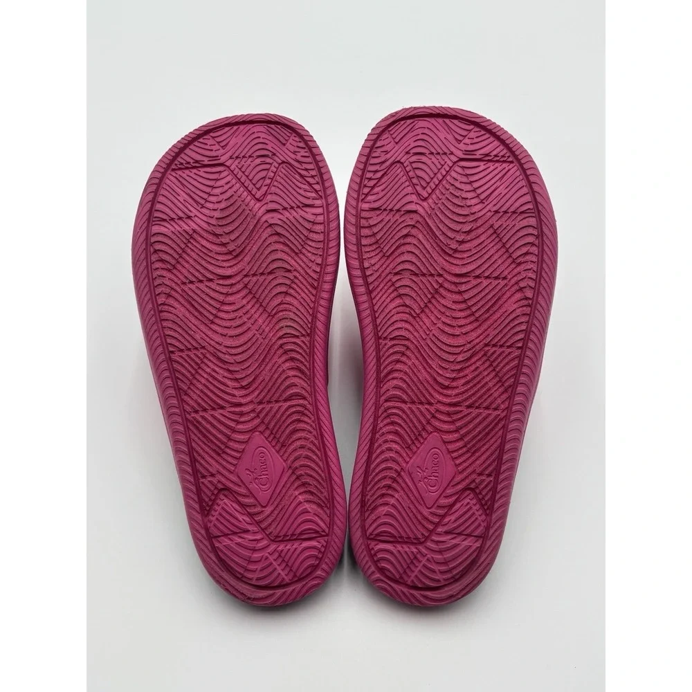 Chaco Chillos Sandals Girls sz 2 Pink Waterproof Adjustable Slides Comfortable